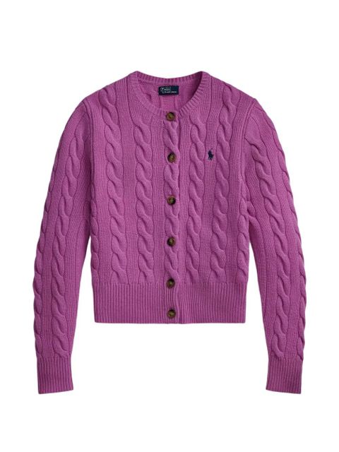Kardigan wełniany Polo Ralph Lauren w kolorze różowym - zdjęcie produktu nr 1