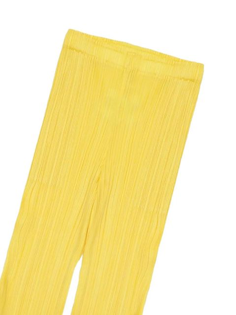 Spodnie Pleats Please Issey miyake, żółte, poliestrowe - zdjęcie produktu nr 2