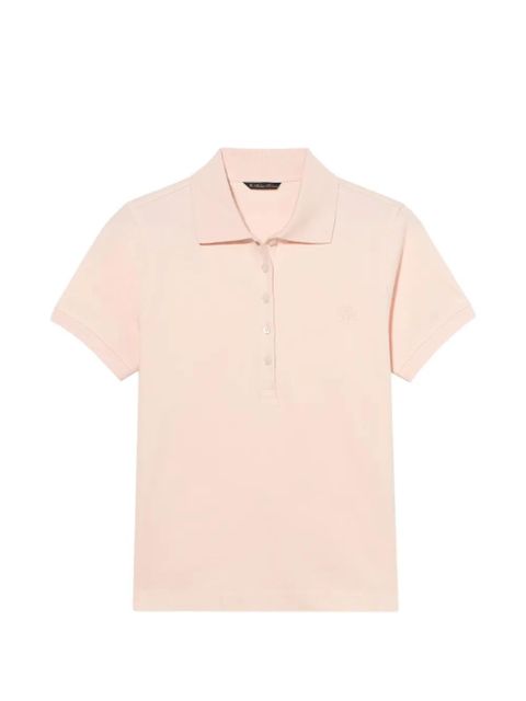Koszulka polo Brooks Brothers w kolorze różowym z haftem - zdjęcie produktu nr 1
