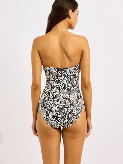 Seafolly strój kąpielowy jednoczęściowy damski DD Bandeau - zdjęcie produktu nr 2