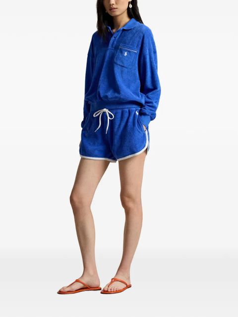 Niebieska koszulka Polo Ralph Lauren z długim rękawem - zdjęcie produktu nr 2