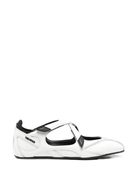 Buty The Attico w kolorze białym z paneli ze skóry - zdjęcie produktu nr 1