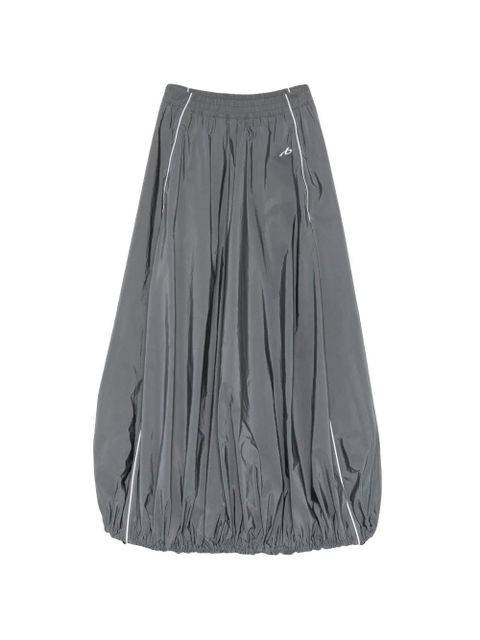 Sukienka maxi Balenciaga w szarym kolorze z bocznymi paskami - zdjęcie produktu nr 1