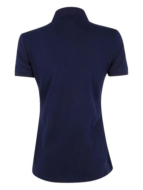 Koszulka polo Lauren Ralph Lauren z bawełny w kolorze niebieskim - zdjęcie produktu nr 2