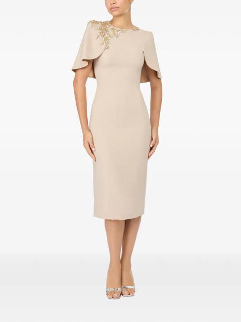 Sukienka Jenny Packham juniper w kolorze beżowym z kryształami - zdjęcie produktu nr 2