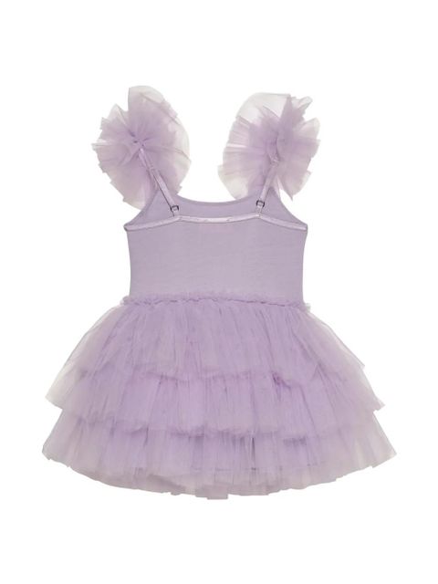 Sukienka Tutu Du Monde z bawełny w kolorze fioletowym - zdjęcie produktu nr 2