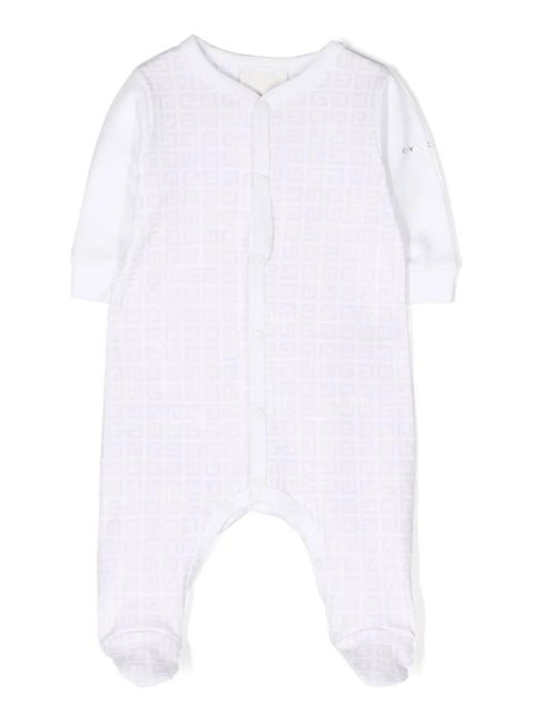Białe piżamy z długim rękawem Givenchy Kids z bawełny - zdjęcie produktu nr 1