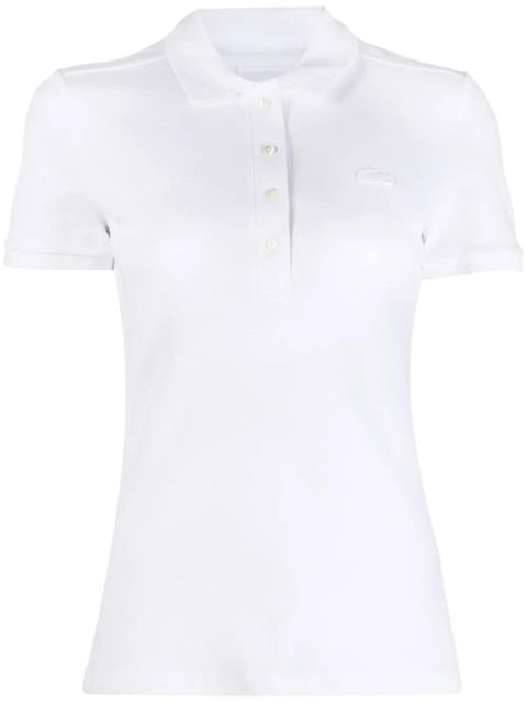 Koszulka polo męska Lacoste w kolorze białym z krótkim rękawem - zdjęcie produktu nr 1