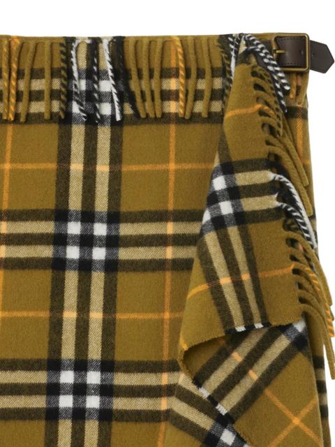 Sukienka w kratę Burberry z wełny i kaszmiru - zdjęcie produktu nr 2