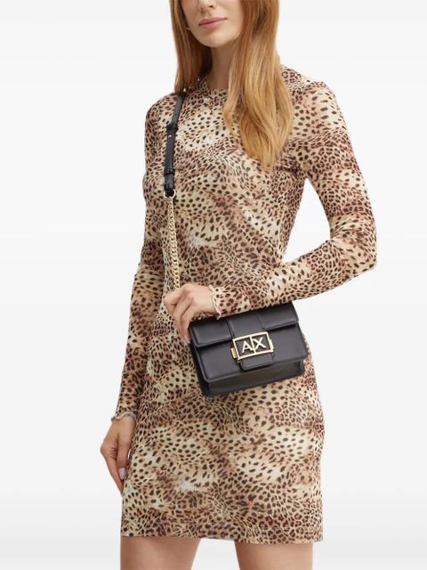 GUESS USA leopard-print long-sleeve mini dress - Neutrals - product photo no. 2