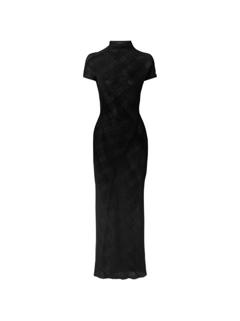 Jean Paul Gaultier short-sleeves midi dress - Black