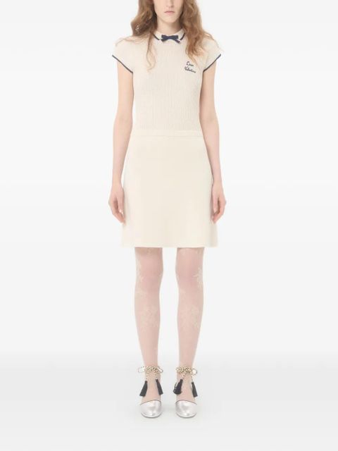 Valentino Garavani bow knitted dress - Neutrals - zdjęcie produktu nr 3