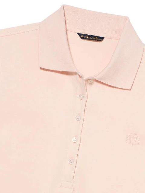 Koszulka polo Brooks Brothers w kolorze różowym z haftem - zdjęcie produktu nr 2