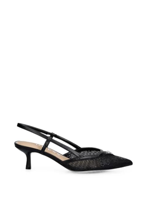 Czarne pumps Guess u.s.a. yanno z logo w kolorze czarnym - zdjęcie produktu nr 1