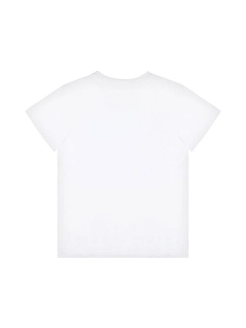 T-shirt bawełniany Moschino Kids z nadrukiem misia - zdjęcie produktu nr 2