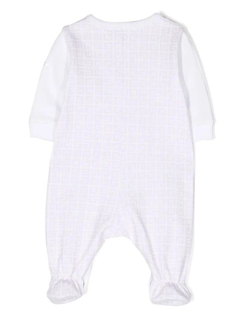 Białe piżamy z długim rękawem Givenchy Kids z bawełny - zdjęcie produktu nr 2