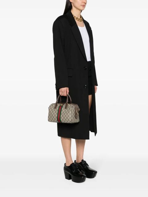 Torebka Gucci ophidia z płótna w kolorze beżowym - zdjęcie produktu nr 2