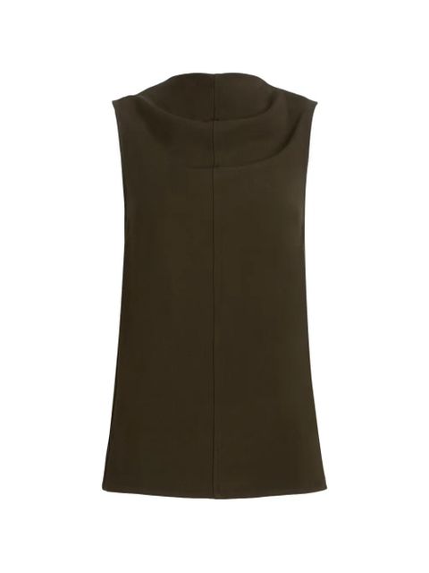 Bluzka Proenza Schouler z wiskozy eco hammered w kolorze zielonym - zdjęcie produktu nr 1